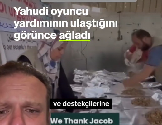 Yahudi oyuncu Gazze için gözyaşı döktü