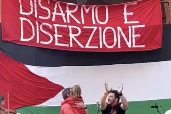 İtalya’da Filistin Gazze’ye özgürlük için destek vermeye devam ediyor!